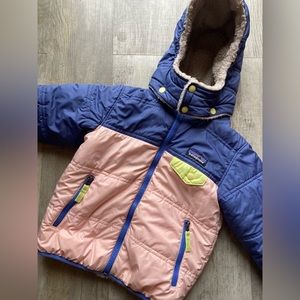 Patagonia Toddler Reversible Fleece Lined Tribbles Jacket 4T